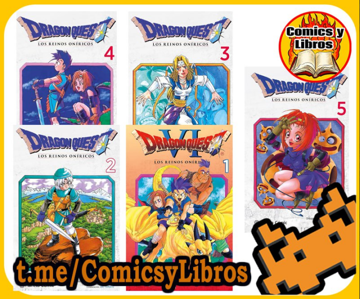 COMICSYLIBR0S's tweet photo. Disponibles los 10 Volúmenes del Manga de Dragon Quest: Los reinos oníricos 
192 págs en Castellano, de Planeta por 9€/ud.

1 https://t.co/BpahySsgeB
2 https://t.co/LTCnVuWIL4
3 https://t.co/aGh9KImP7u
4 https://t.co/p3Q0jQUC8f
5 https://t.co/OuU5PryXkF
6 https://t.co/SwxydXEVoB https://t.co/A5pbhV5BGK