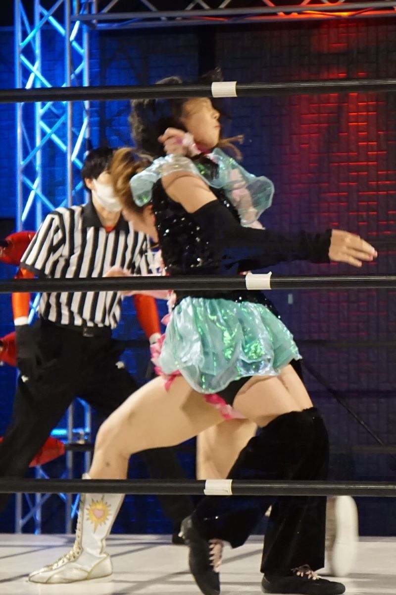 「アイスリボン1423」第二試合-2
〇神姫楽ミサ(JTO) (8:32 ラリアット→片エビ固め) ✕緋彩もえ(hotシュシュ)
#iceribbon #pw_jto #prhot #はっぴぃかめら