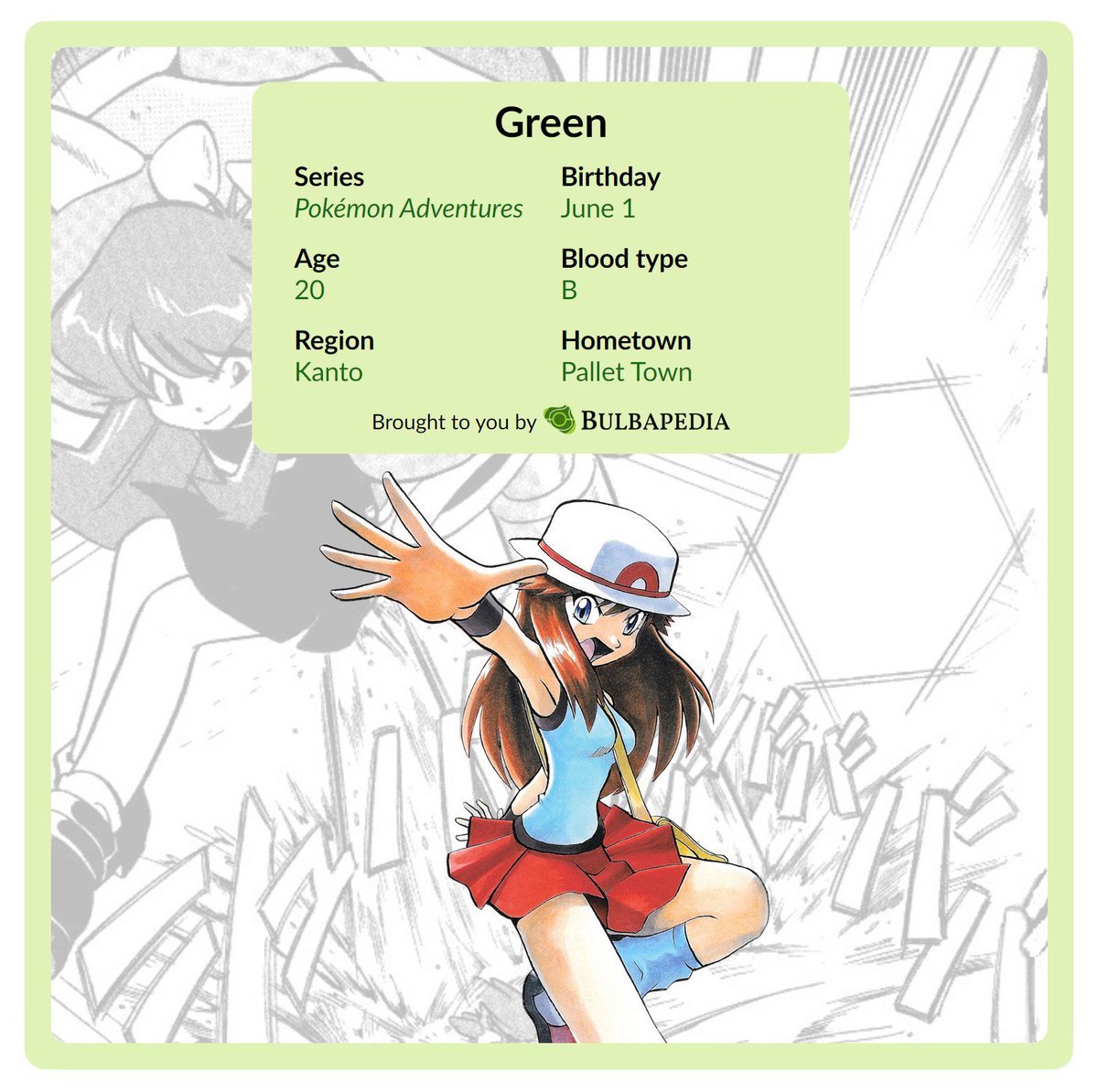 Happy birthday to Green!