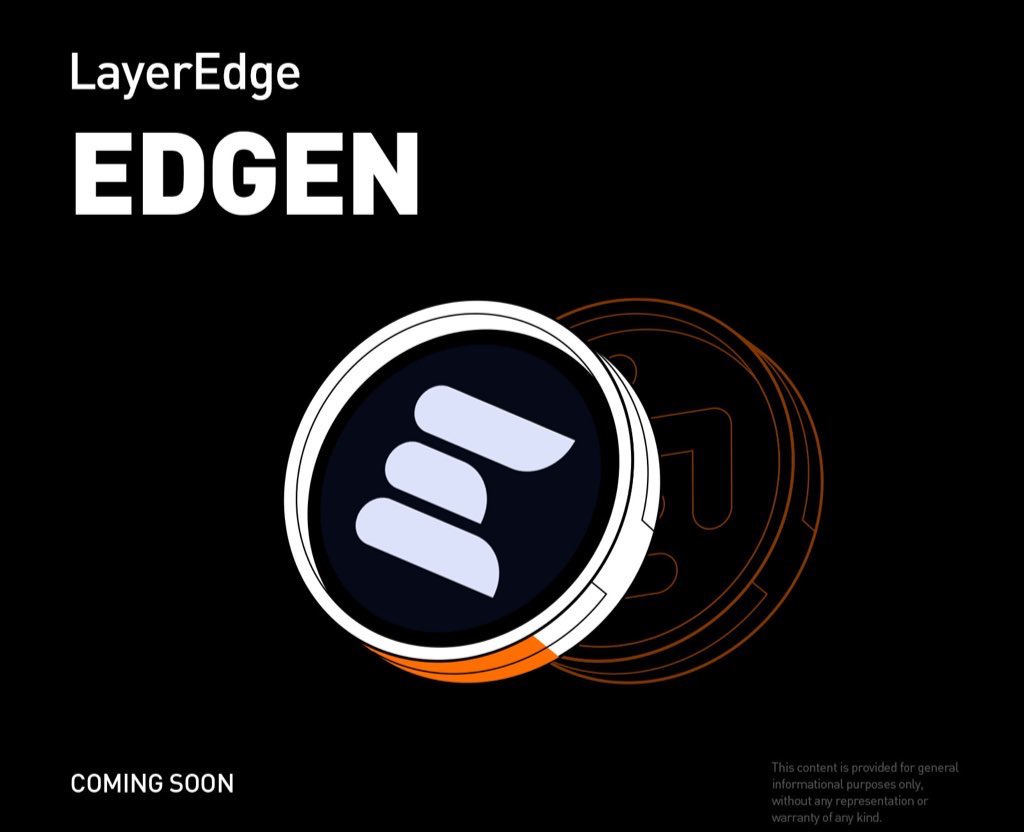 If you’d love to see $EDGEN by LayerEdge listed on <a href="/Bybit_Official/">Bybit</a> spot markets, do your part - hit that retweet button 🔁
