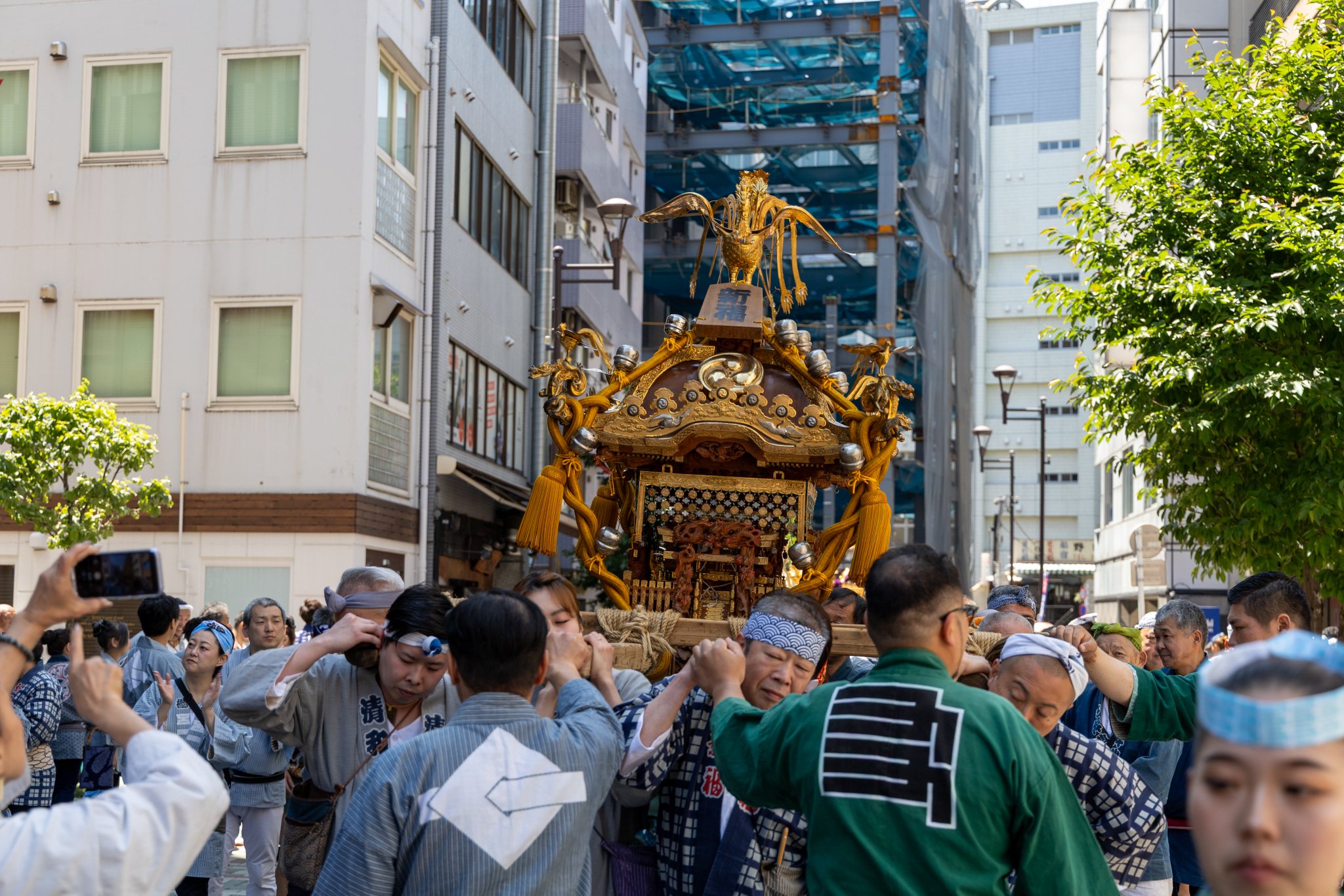 入手困難！超希少！　銀杏岡八幡神社 御祭禮 手ぬぐい 銀杏岡八幡神社【公式】（いちょうがおかはちまんじんじゃ） on