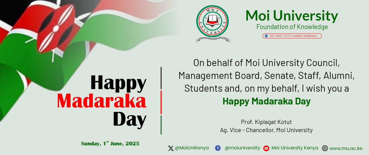 Moi University - KE (@moiunikenya) on Twitter photo 