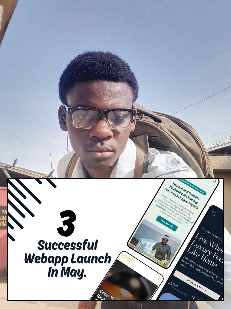 I'm Tomi and in May 

👉🏽 I built and deployed three fully functional websites
👉🏽 Deployed a custom automation WhatsApp chatbot 
👉🏽 I crossed 1,300 &amp; 1,700 Followers on X  and  LinkedIn, respectively
👉🏽 Got to 14 days of AI Automation video challenge
👉🏽 Got 11 Subscribers on YT
