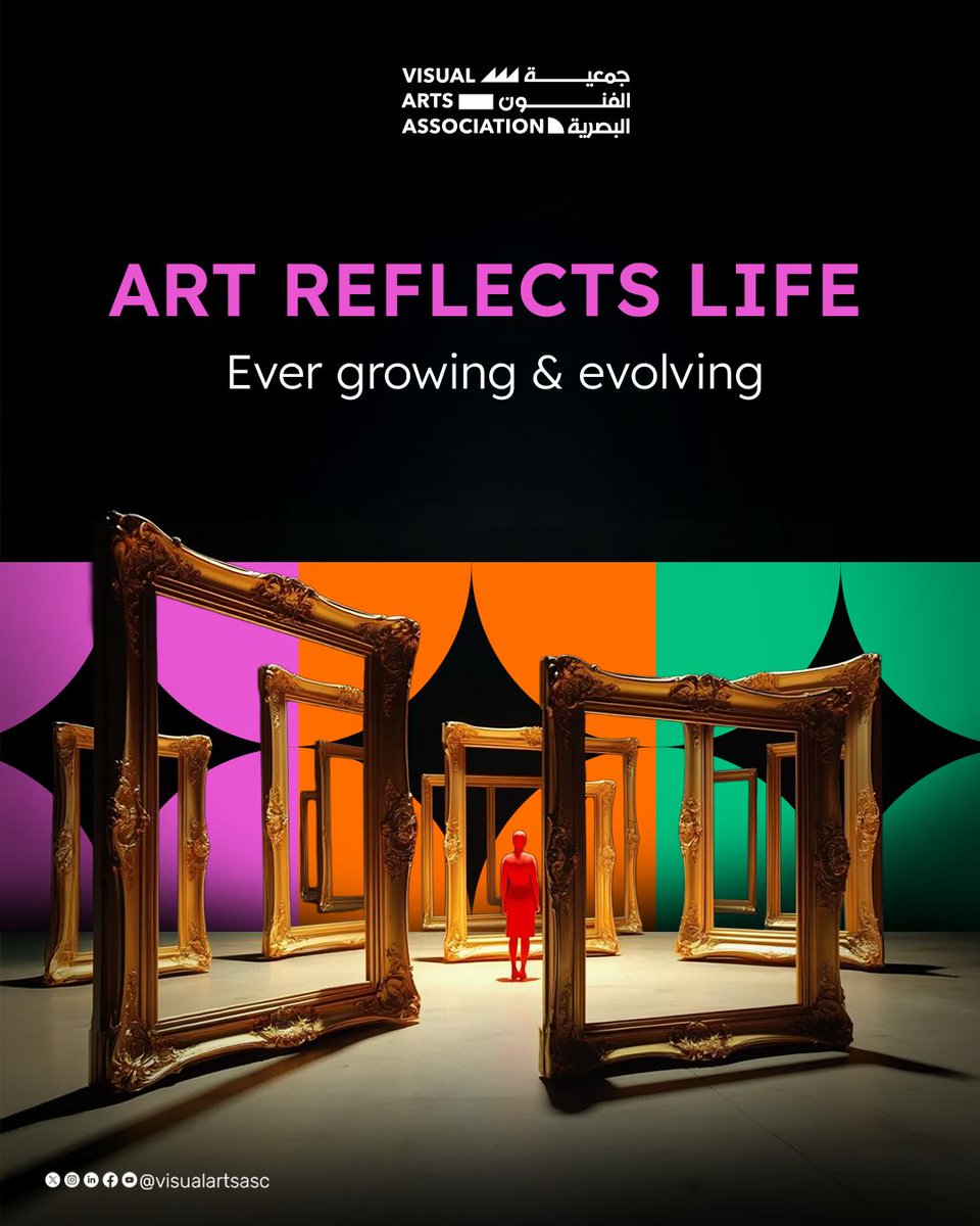 visualartsasc's tweet image. Visual arts in Saudi Arabia have grown from a personal passion to a national movement.
Today, artists, institutions, and supporters are shaping a thriving industry with modern perspectives, educational institues, and institutional support.
Help make visual arts a career, an…