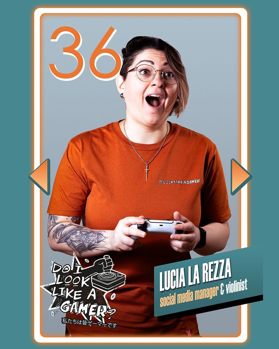 mayamada's tweet image. 36. "It may seem cheesy, but friends and connections really are gamechangers" - @Lu_la_re, Social Media Manager & Violinist is one of the 40 Players & Makers in the 2025 #LookLikeAGamer campaign! Breaking stereotypes, one story at a time ✨ See more: looklikeagamer.com/meet-the-40