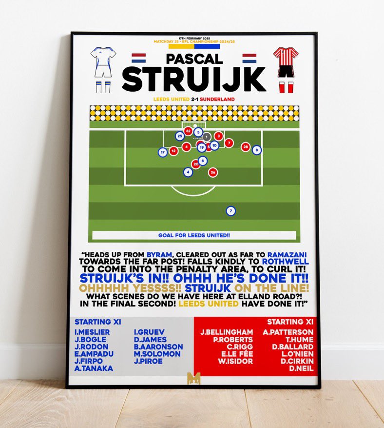FocusLeeds (@focusleeds) on Twitter photo ๐โช๏ธ| PRINT GIVEAWAY!
๐LEEDS ARE PREMIER LEAGUE๐
Iโve partnered with <a href="/MezzalaDesigns/">๐ ๐ฒ๐๐๐ฎ๐น๐ฎ</a> to giveaway ANY LUFC Framed Print on their site!โช๏ธ
To Enter:
๐RT This Post
๐คFollow <a href="/AnythingLUFC/">Anything Leeds</a> + <a href="/MezzalaDesigns/">๐ ๐ฒ๐๐๐ฎ๐น๐ฎ</a>
๐ท๏ธTag a Friend
Good Luck ๐ #LUFC ๐โช๏ธ| PRINT GIVEAWAY!
๐LEEDS ARE PREMIER LEAGUE๐
Iโve partnered with <a href="/MezzalaDesigns/">๐ ๐ฒ๐๐๐ฎ๐น๐ฎ</a> to giveaway ANY LUFC Framed Print on their site!โช๏ธ
To Enter:
๐RT This Post
๐คFollow <a href="/AnythingLUFC/">Anything Leeds</a> + <a href="/MezzalaDesigns/">๐ ๐ฒ๐๐๐ฎ๐น๐ฎ</a>
๐ท๏ธTag a Friend
Good Luck ๐ #LUFC