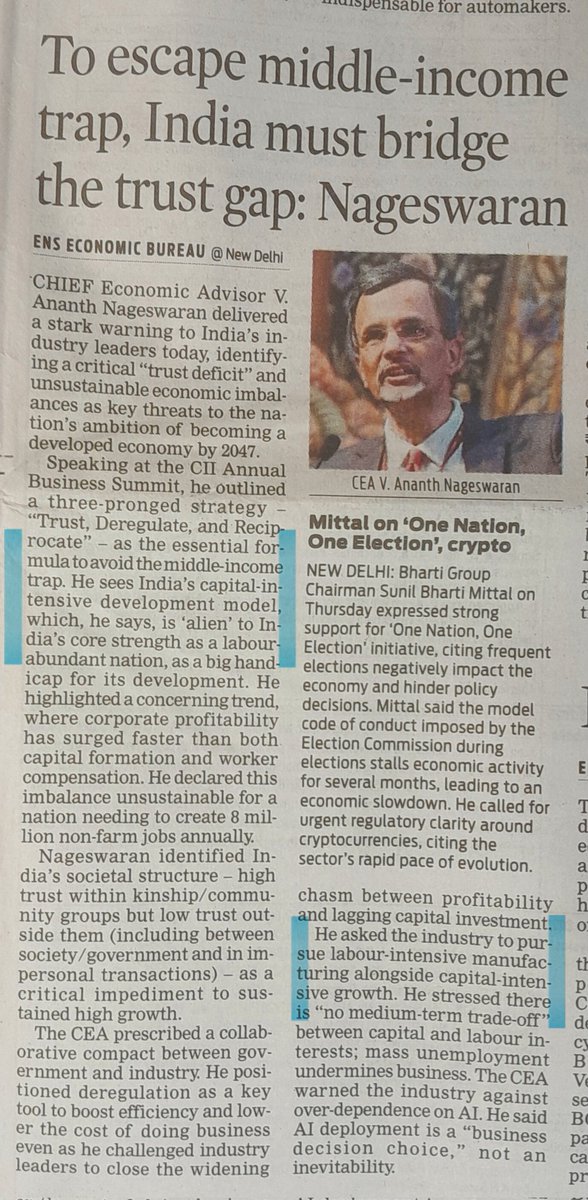@Ananth_Nageswaran - creating jobs is all yesterday - today, you should be nurturing, promoting interests, passions - check @
praja.in/en/blog/murali…🙏