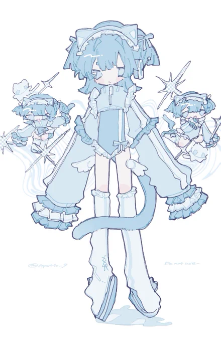 この子たちの原画は来週中には出品します 原画達5枚くらい一気に出すと思う