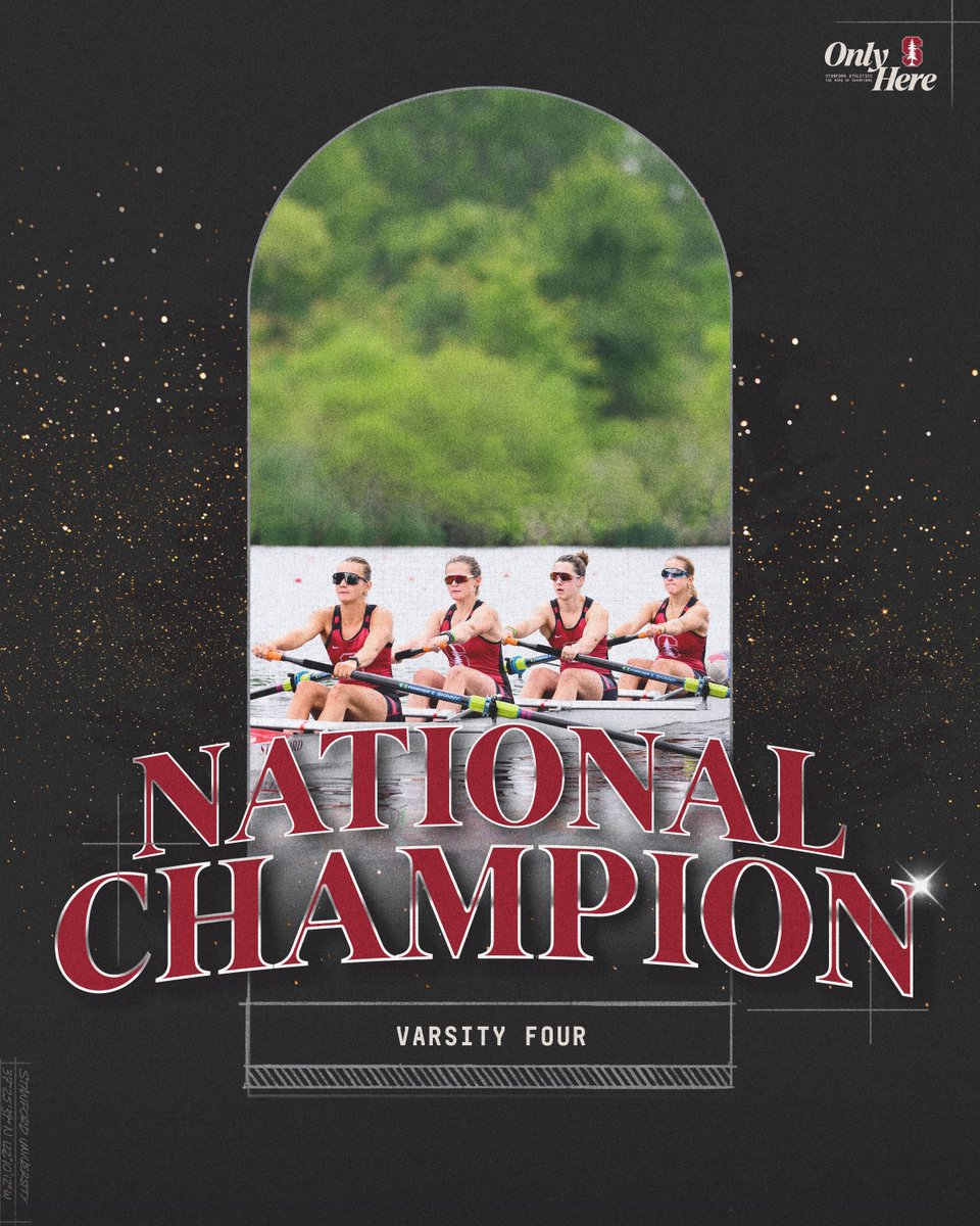 Our program's FIRST-EVER Varsity Four NATIONAL TITLE!!!!

#GoStanford