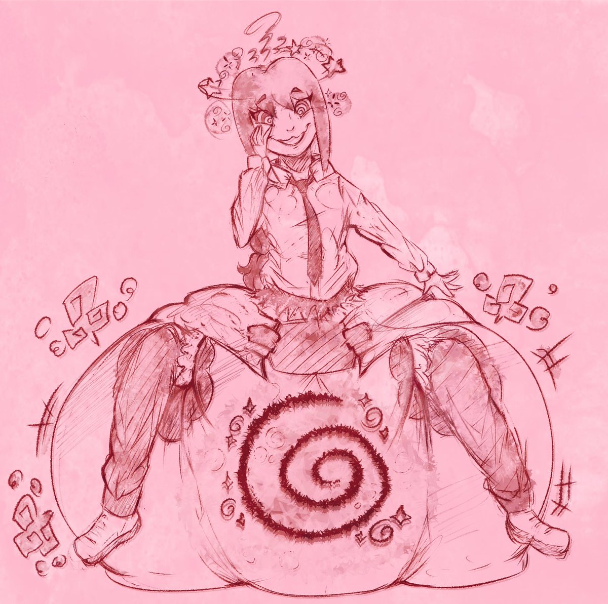 Cw: Hypnosis, Diaper, 

bigswirl.

Sketch C0mm for Droolywhirlpool