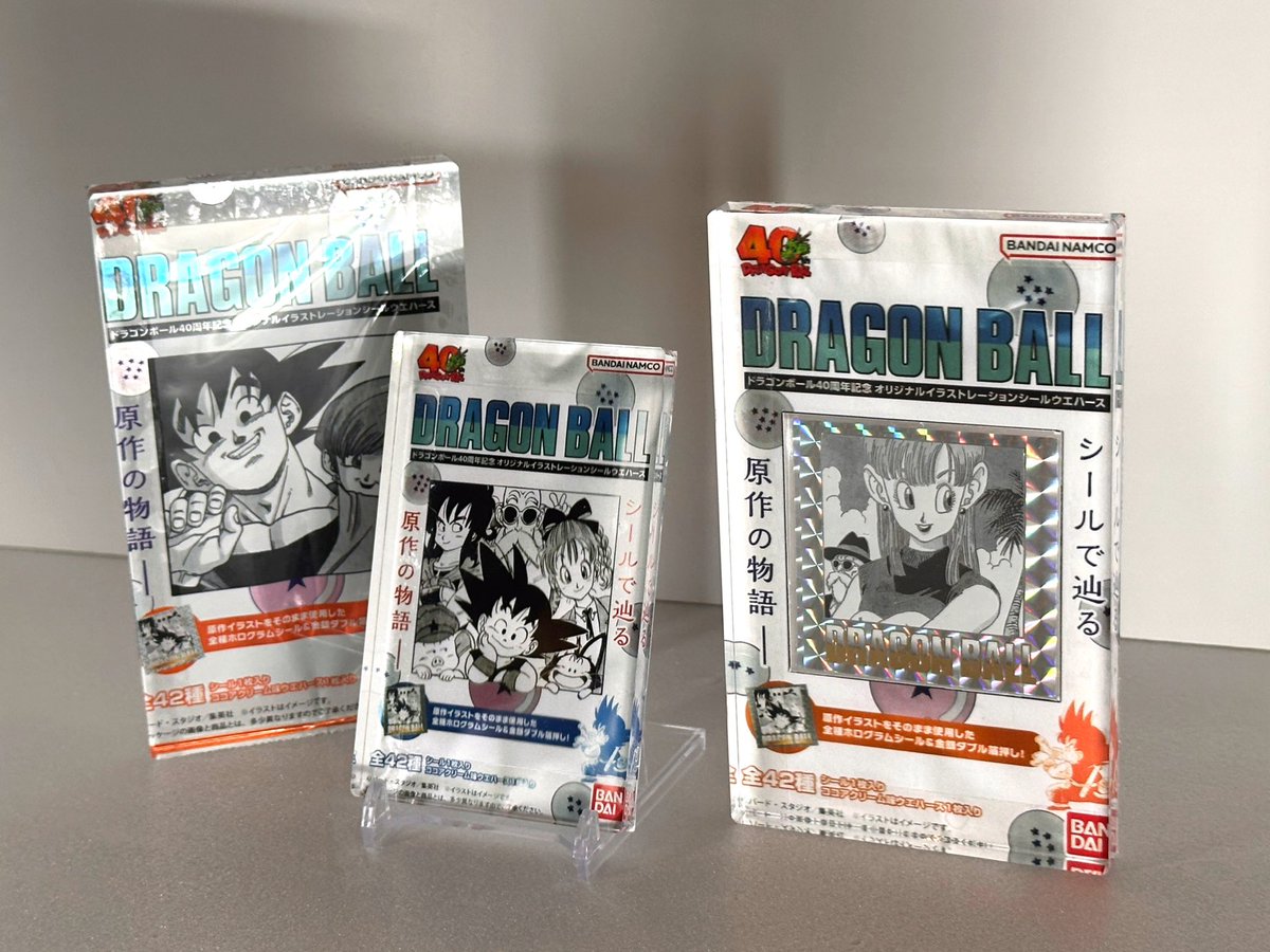 ドラゴンボールウエハース活用して、めちゃくちゃ簡単なアクリル