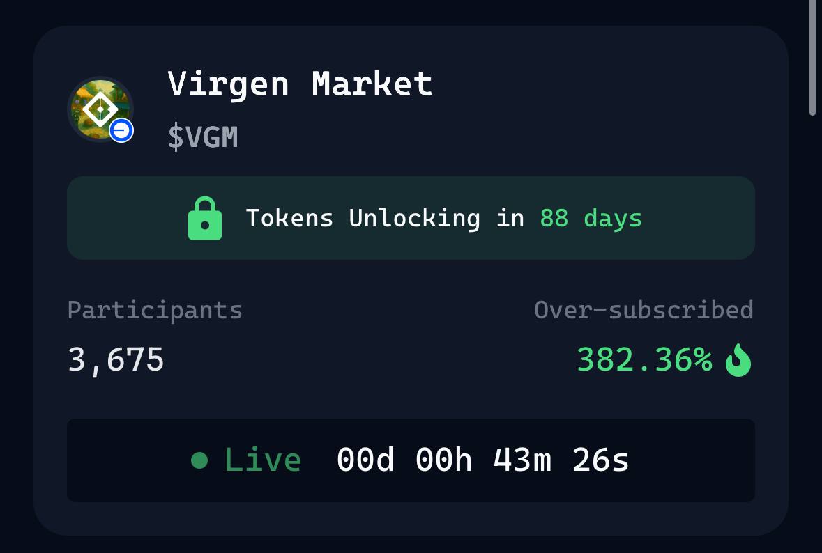 Had a good win last night with the Loudio sale

Trying to keep the momentum going

So I went back to where it all started

Virtuals Protocol has been consistent for me

Came across <a href="/VirgenMarket/">Virgen Market</a>  and it caught my eye

It’s not just a meme site

It’s a curated space where creators