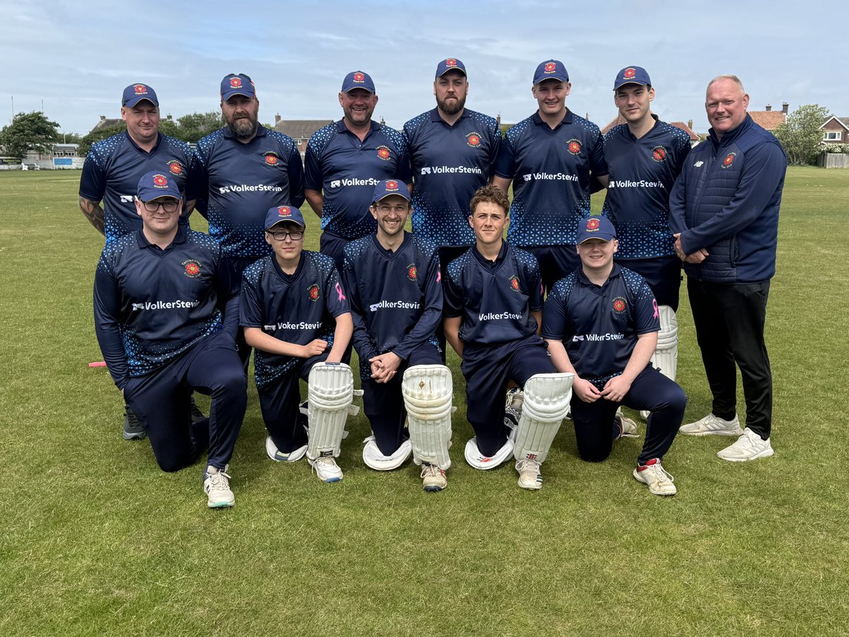 Huge thankyou to Volker Stevin for sponsoring our coloured kit for the 2025 season.

Here are the lads sporting it ahead of this afternoons cup action!

#WeAreTCC