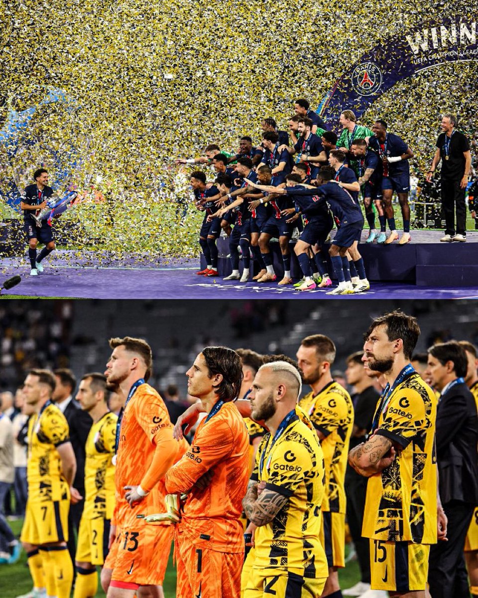 PSG manager Luis Enrique praises Inter:

"I would like to single out and give incredible praise to Inter, all its players and staff, who respectfully waited for us to celebrate the title, despite the pain.

“I think that's a great lesson for children. In life, like in football,