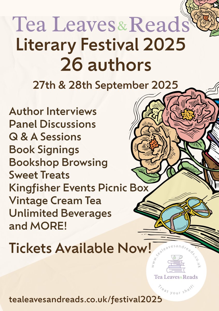 Louise Beech/Louise Swanson (@louisewriter) on Twitter photo I am ABSOLUTELY delighted to be taking part in the <a href="/TeaLeaves_Reads/">Tea Leaves & Reads</a> #literaryfestival. <a href="/MrsAmandaProwse/">Mrs Amanda Prowse</a> and I will be discussing our #memoirs on what might be an emotional but fun panel! #EighteenSeconds #bookevent
Book here: tealeavesandreads.co.uk/festival2025/ I am ABSOLUTELY delighted to be taking part in the <a href="/TeaLeaves_Reads/">Tea Leaves & Reads</a> #literaryfestival. <a href="/MrsAmandaProwse/">Mrs Amanda Prowse</a> and I will be discussing our #memoirs on what might be an emotional but fun panel! #EighteenSeconds #bookevent
Book here: tealeavesandreads.co.uk/festival2025/
