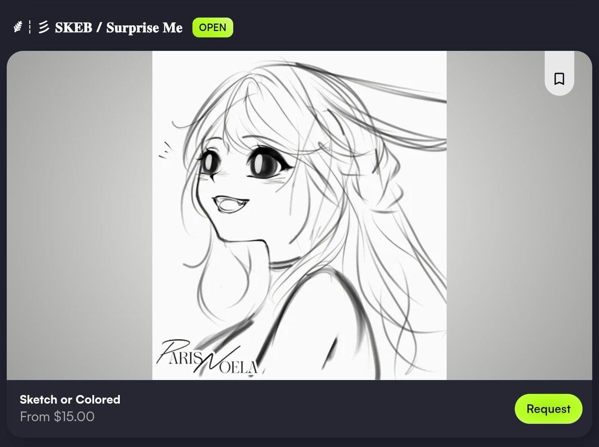 Alooo, I'm opening an emergency commission
I'm offering A Skeb Like Sketch or Colored Sketch illustration
If anybody would like to help me out it would be appreciated qwq
vgen.co/Paris_Noela