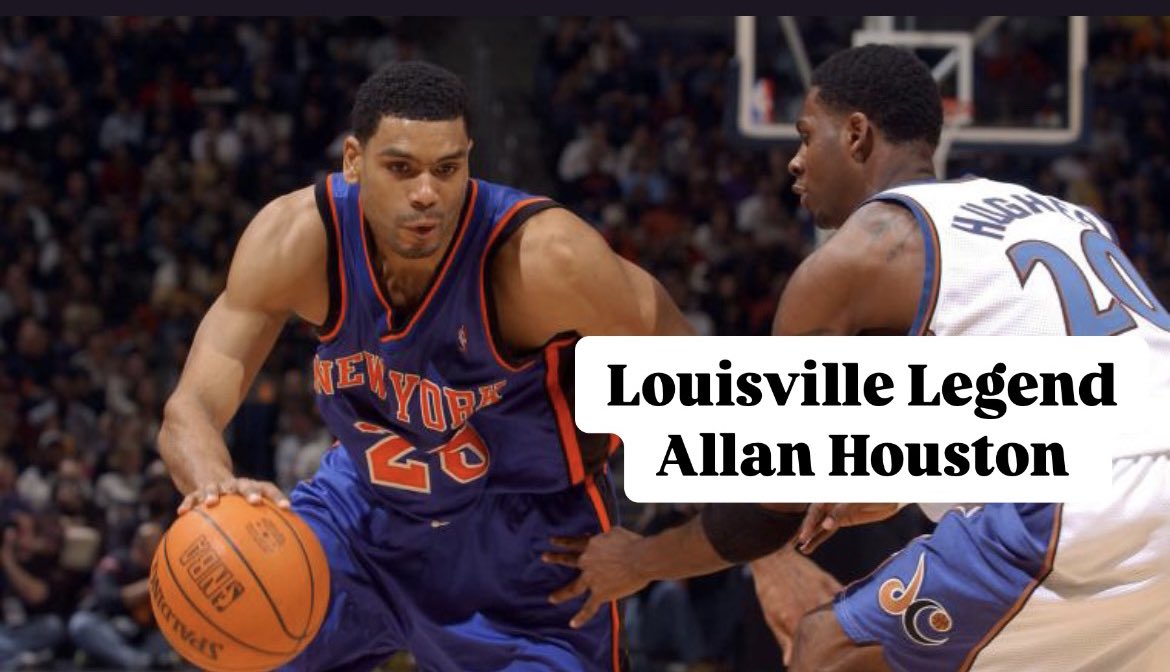nba2lou's tweet image. Louisville Legend ✅ 

@ALLAN_HOUSTON was a sharpshooter ahead of his time. In ‘03 — he made the 4th most jump-shots (612) of any player 1997-present. Trailing only Jordan, Kobe, &amp;amp; Dirk

Over 40% 3P shooter. S/o to H20!  

H/t: NBA University