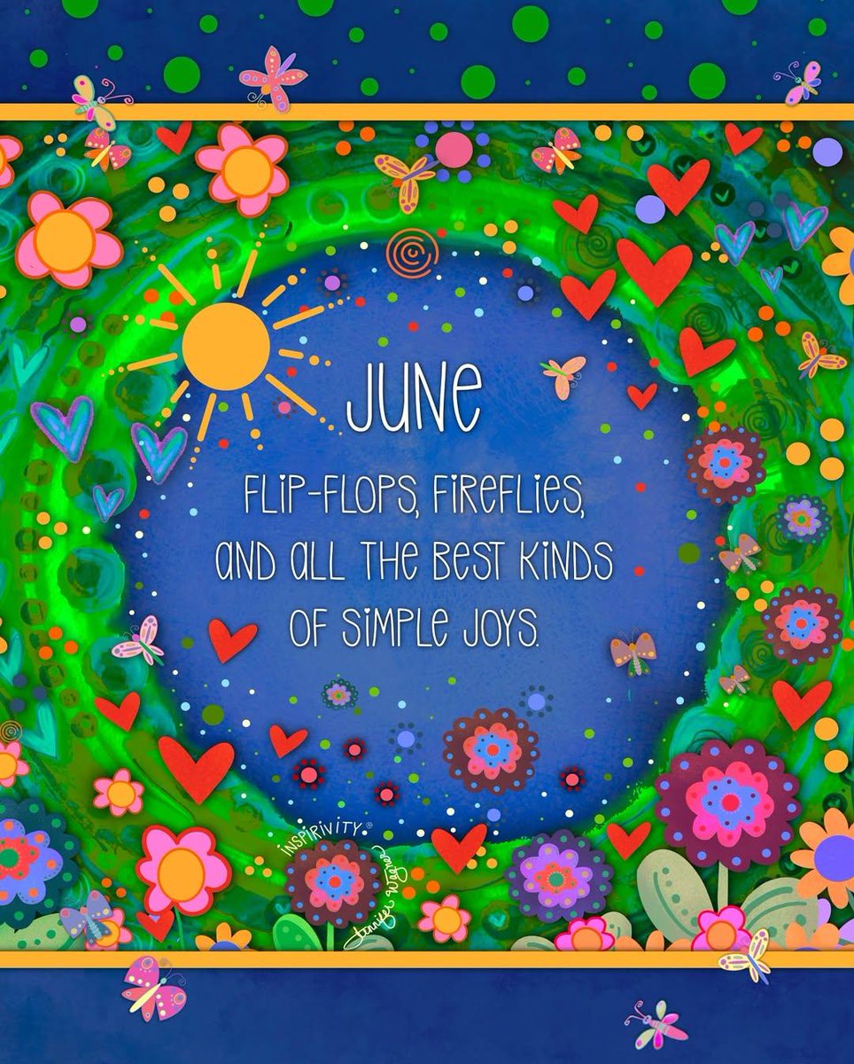 anmichael2808's tweet photo. Hello JUNE…..The doorway to Summer!☀️
#June #HelloSummer #SunshineDays #Inspirivity #DailyArt https://t.co/kRLcbWliKv