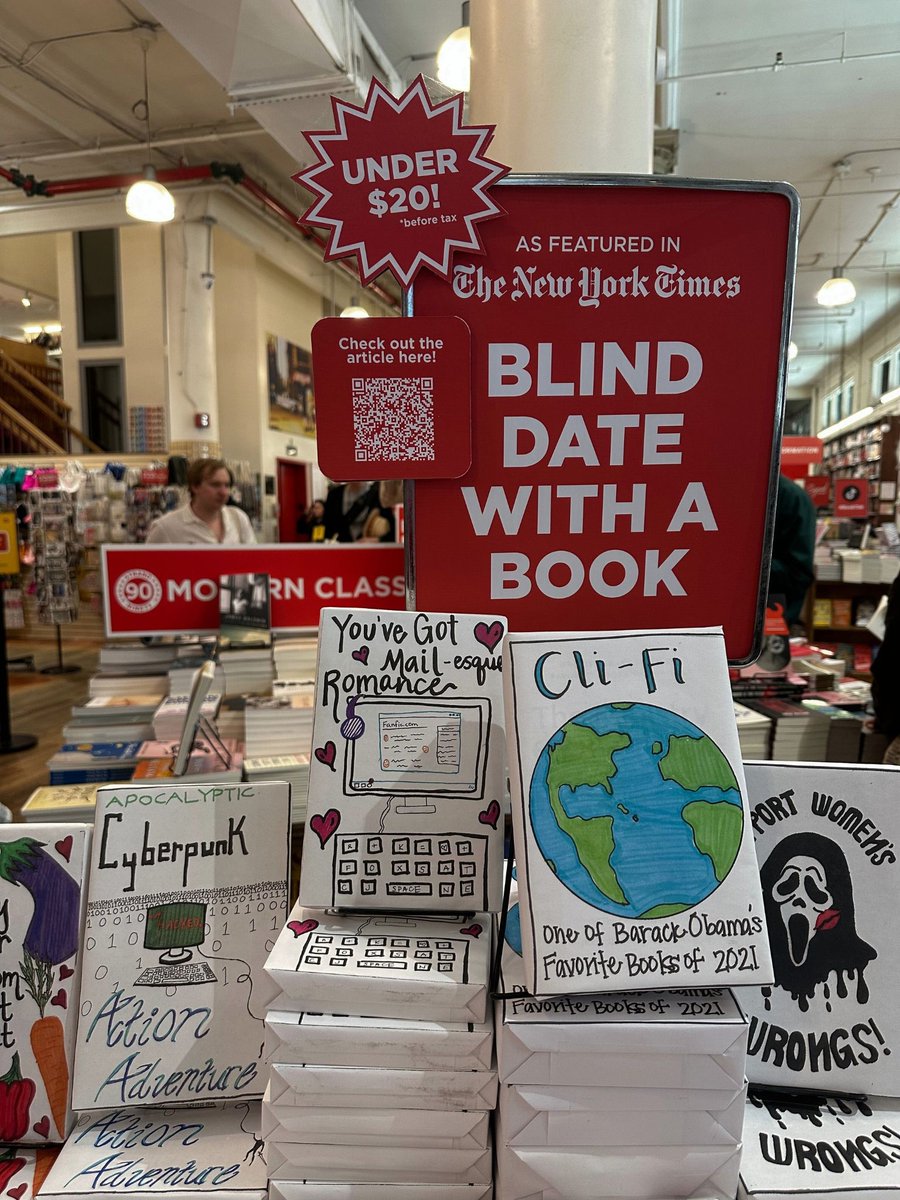 Levenger's tweet image. 📚 Step into literary history at Strand Bookstore, nestled in the heart of New York City. A beloved spot for book lovers, Strand is not just a bookstore—it's a living, breathing tribute to the written word.
#NYCLiteraryLandmarks #SundayReads #TimelessBooks