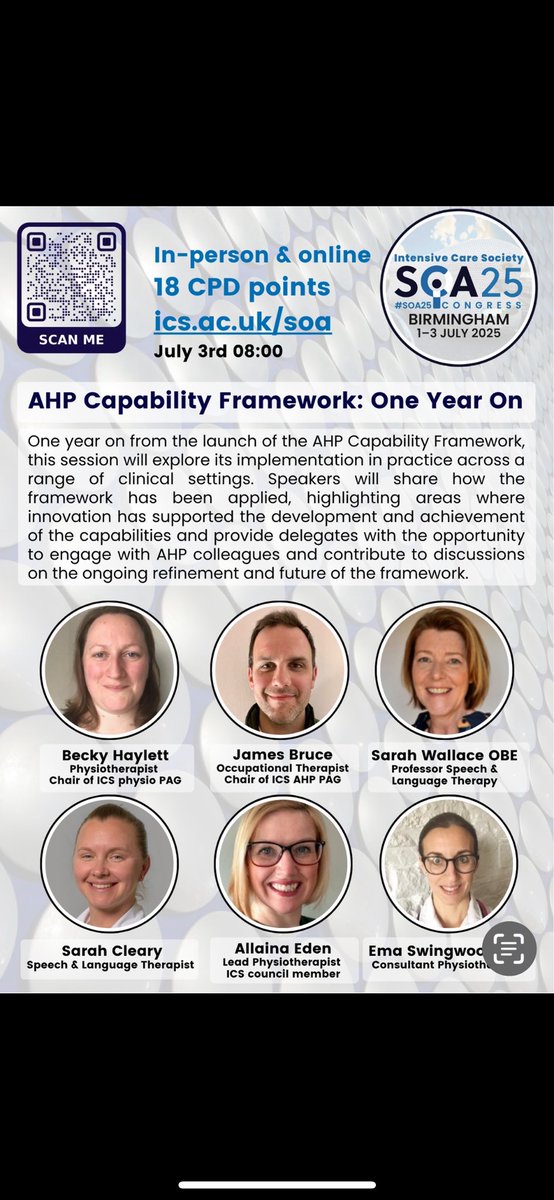Ⓙⓐⓜⓔⓢ Ⓑⓡⓤⓒⓔ (@jimmibruce) on Twitter photo AHP capability framework - post launch🚀 how r we using it? Any top tips 📋 from the audience? - bring & share your experiences
🤜🏽💥🤛🏻will be great to understand what we need to do next to make the most of this 🤩 framework 🌱 <a href="/ICS_updates/">Intensive Care Society 💙</a> AHP capability framework - post launch🚀 how r we using it? Any top tips 📋 from the audience? - bring & share your experiences
🤜🏽💥🤛🏻will be great to understand what we need to do next to make the most of this 🤩 framework 🌱 <a href="/ICS_updates/">Intensive Care Society 💙</a>