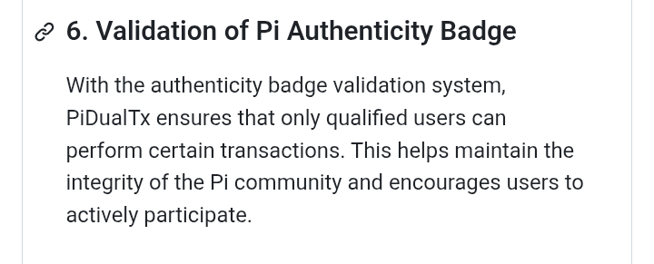 maxwell_alosa's tweet photo. Security meets innovation with PiDualTx's authenticity badge validation system. Only Qualified users can perform certain transactions, ensuring trust and integrity within the Pi community. #PiNetworkSecurity https://t.co/cHx0l6Dk2F