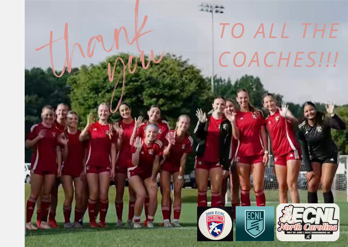 Kate Kristiansen (@katekristiansen) on Twitter photo Day 3!! We <a href="/Challenge08ECNL/">Challenge G08 ECNL (U17)</a> play our last game this morning on Field 20 at 11:40am vs VDA ECNL!
Thank you to all of the coaches who have watched us play the last 3 days at #ECNLNC !! 🌺⚽️⚽️⚽️
<a href="/Challenge08ECNL/">Challenge G08 ECNL (U17)</a> <a href="/ChallengeSoccer/">Challenge Soccer Club</a> <a href="/ECNLgirls/">ECNL Girls</a> Day 3!! We <a href="/Challenge08ECNL/">Challenge G08 ECNL (U17)</a> play our last game this morning on Field 20 at 11:40am vs VDA ECNL!
Thank you to all of the coaches who have watched us play the last 3 days at #ECNLNC !! 🌺⚽️⚽️⚽️
<a href="/Challenge08ECNL/">Challenge G08 ECNL (U17)</a> <a href="/ChallengeSoccer/">Challenge Soccer Club</a> <a href="/ECNLgirls/">ECNL Girls</a>