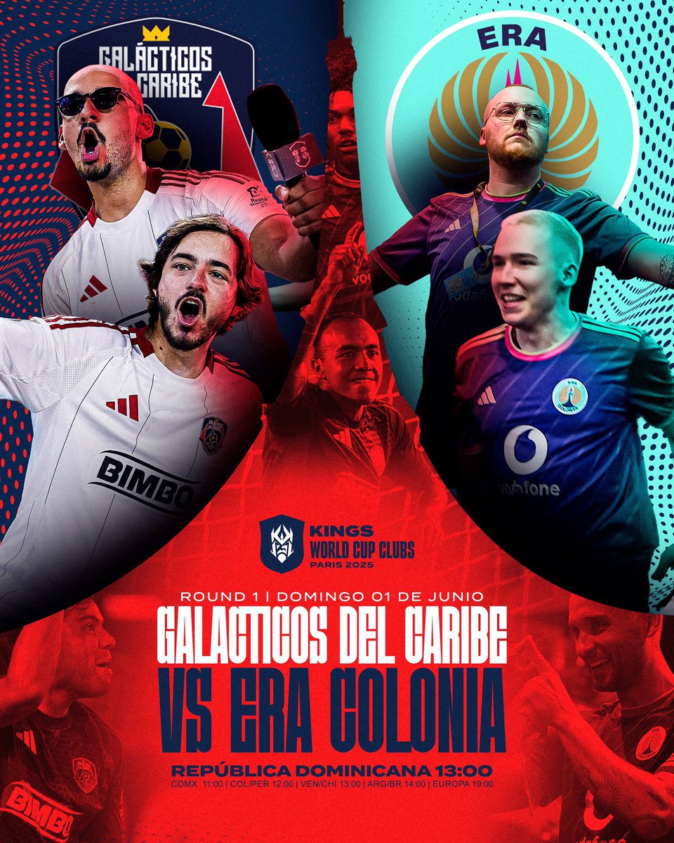 Hoy en el mundial de la Kings League somos todos del mismo equipo ¿cierto?

P.D: Estaremos reaccionando a la jornada completa por nuestro Kick 😉