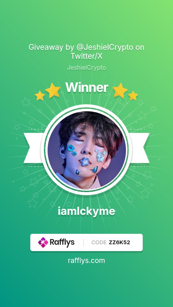 JeshielCrypto's tweet photo. — GIVEAWAY ENDED —  The winners are: 

1. @iamlckyme

Please dm @jeshielclaims to claim your prize and don't forget to check her pinned. 📌 https://t.co/5EquMRGkk7