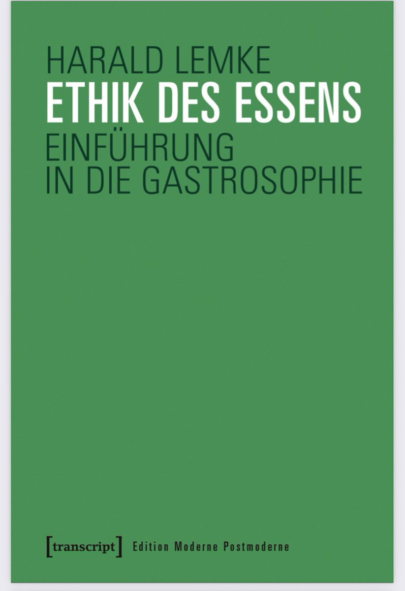 Dücane Bey sayesinde gastro-felsefe gibi bir alanın varlığından da haberdar oldum. Konuyla ilgili şöyle de bir kitap var.

transcript-verlag.de/shopMedia/open…