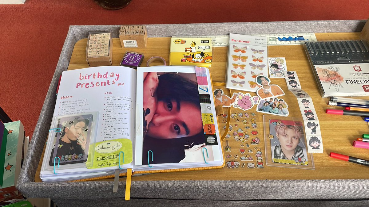 June bullet journal spread here we come! Of course BTS comeback and festa theme! I need some bts washi tape though I love this album one which was on a birthday present I got this month!