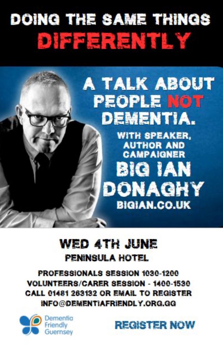 trainingcarers's tweet image. Do you live in #Guernsey?
Do you have a family member living with #dementia or do you work in care?
Join us on Wednesday.
@BBCGuernsey
@GUERNSEY
@GuernseyPress
@VisitGuernsey
@GuernseyPolice
@Condor_Ferries