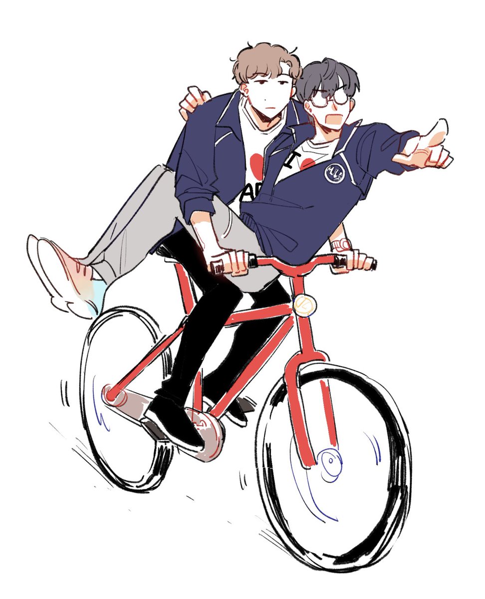 Aibou is on the way🚲💨
(Thank you for the reference!)