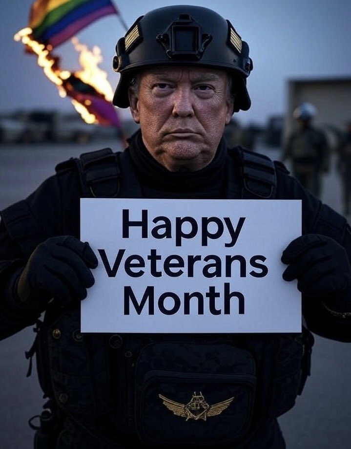 Good Morning from Boston

Pride is dead

Happy Veterans Month 🇺🇸🫡