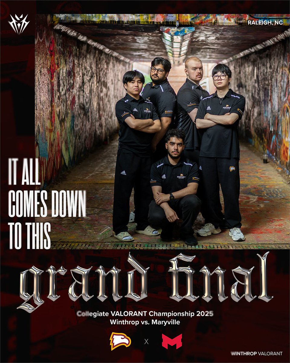 Winthrop Esports (@winthropesports) on Twitter photo Championship Sunday and a rivalry as old as time.
Winthrop vs. <a href="/MaryvilleGG/">Maryville Esports</a> for the Collegiate VALORANT Grand Final 🔽 Championship Sunday and a rivalry as old as time.
Winthrop vs. <a href="/MaryvilleGG/">Maryville Esports</a> for the Collegiate VALORANT Grand Final 🔽