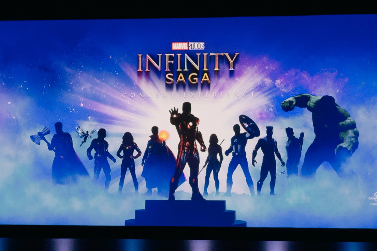 マーベル コンサート行ってきました！
スクリーンの名シーンと生演奏がぴったり重なってて、まるで映画の中に引き込まれるような感覚。
気づけば呼吸するのも忘れて聴き入ってた。
いい体験だった！！