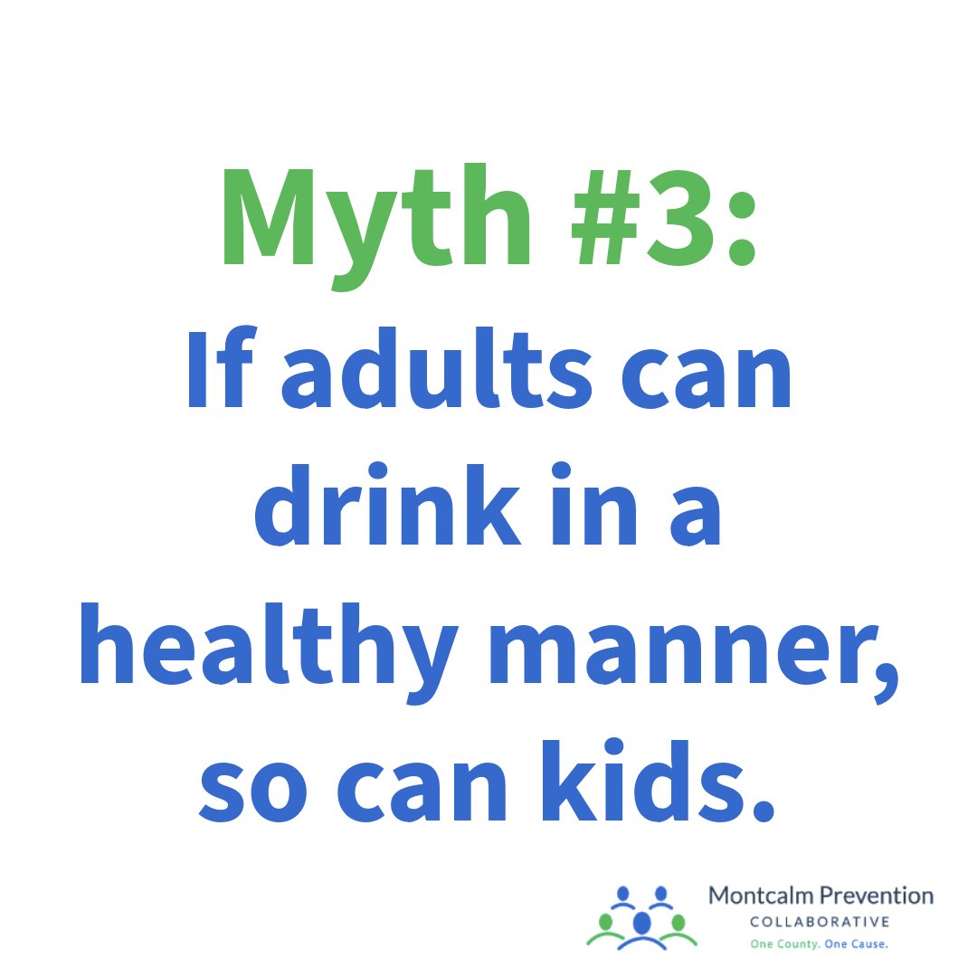 MontPrevention's tweet image. 🚫 Don't fall for the myths. 🚫
Alcohol is a drug—and it's not harmless, cool, or safe just because it's legal for adults. 💡
The truth? Underage drinking puts your health, safety, and future at risk.
Let’s bust the myths and make informed choices. 💪