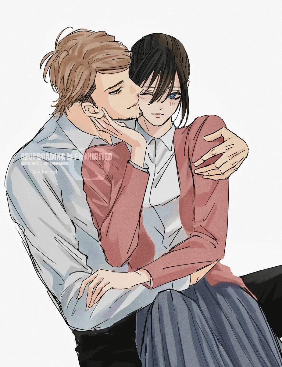 #6月1日はジャンミカの日
#ジャンミカの日
#ジャンミカ
#jeankasa

初めてイチャついてるジャンミカ描いた😇
(参考あります)