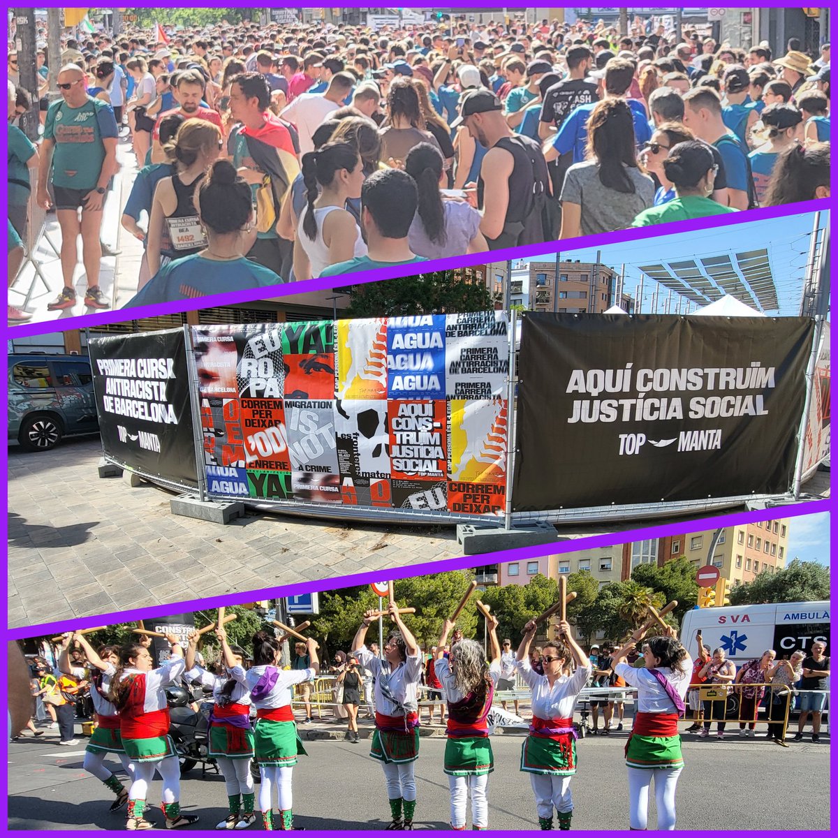 Cursa Antiracista de Barcelona
En moments que el racisme promou l'odi, molts més defensem una Barcelona lliure d'estigmes!

#SantsMontjuïc_Antiracista