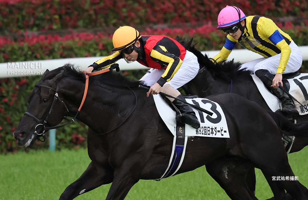 【競馬】クロワデュノール(日本ダービー)ミニゼッケン/北村友一/JRA東京競馬場 毎日新聞写真部 on X: