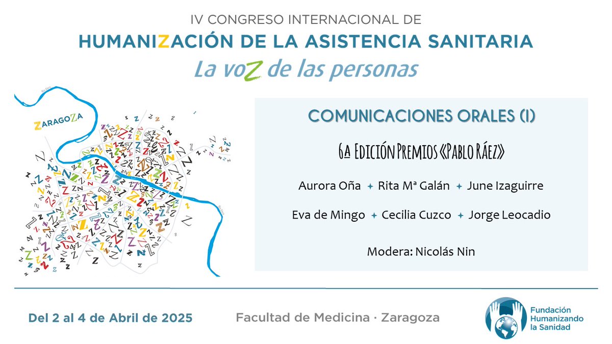 ¡Buen día! 

Aquí está la mesa de Comunicaciones orales I del #4CIHAS que participaron en la 6ª Edición de los Premios Pablo Ráez 💪🏼

🎞️youtu.be/Gv091KhVNWI
