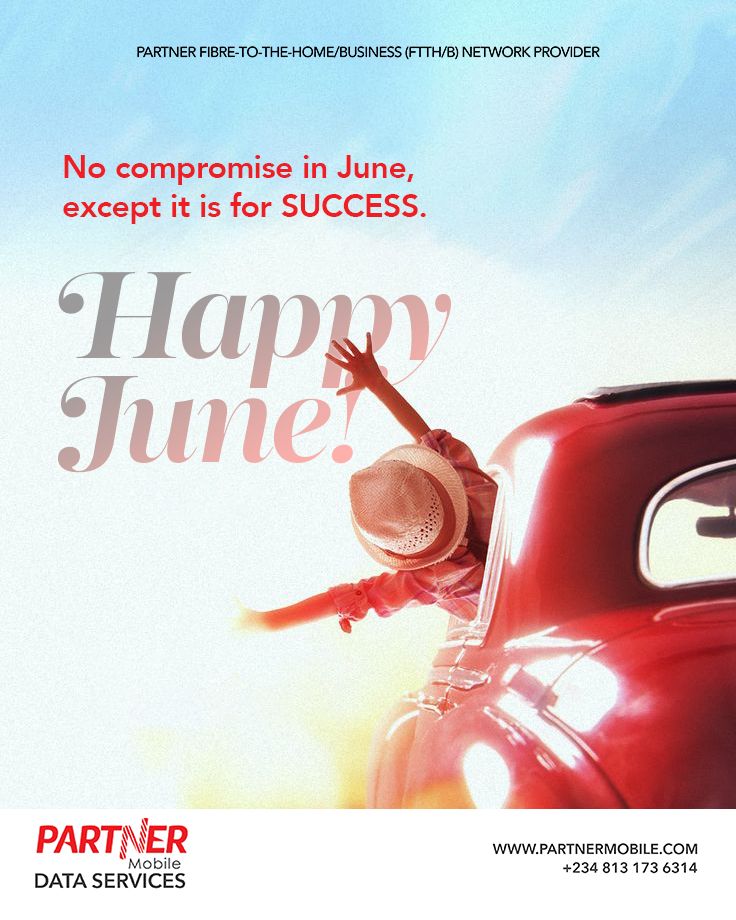 PartnerFtth's tweet photo. Hello June... Welcome to a month of beautiful opportunities β¨
#June #PartnerFTTH https://t.co/upwR13pczP