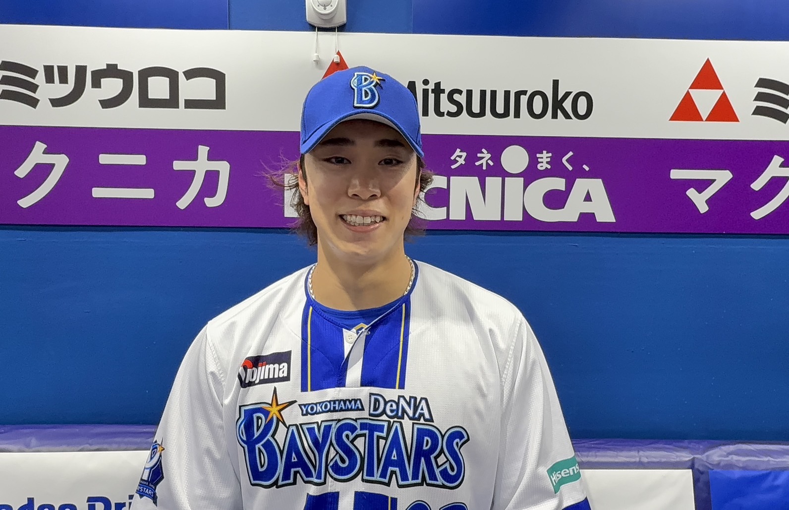 か*た様 横浜DeNAベイスターズ 初勝利記念サイン入り　フォト　入江大生選手 ミントモール / MINT 池袋店 / 2021 BBM 横浜DeNAベイスターズ