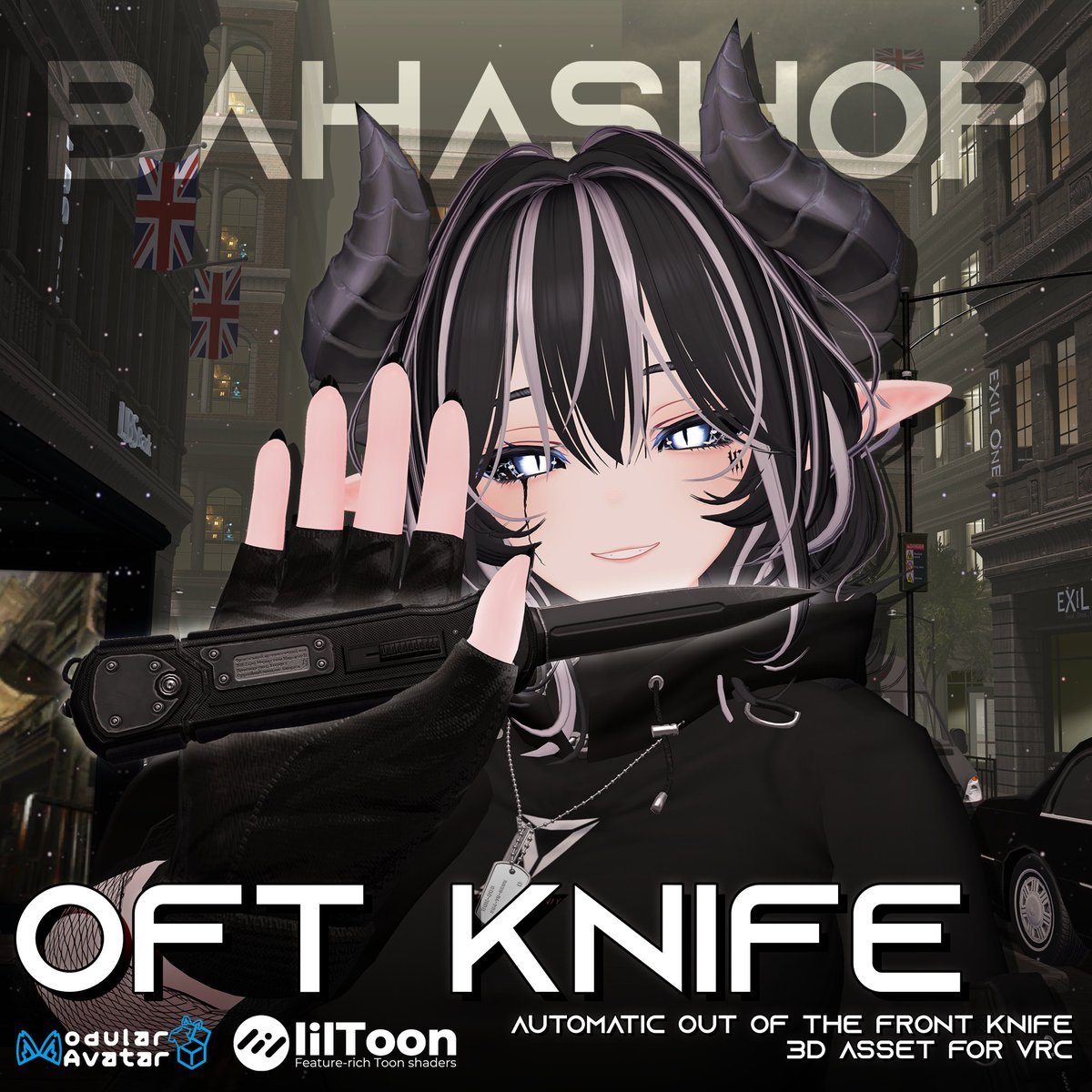 🌟8日まで発売記念セール中！🌟
【全アバター対応】OFT Knife｜ギミック・効果音付き武器

🎉プレゼント企画#17
応募条件：フォロー&amp;RT
応募期間：6月5日、JST22時まで
抽選で5名様にフルセットをギフトさせていただきます。

youtube.com/watch?v=aZKVUV…

baha.booth.pm/items/6993333 #booth_pm