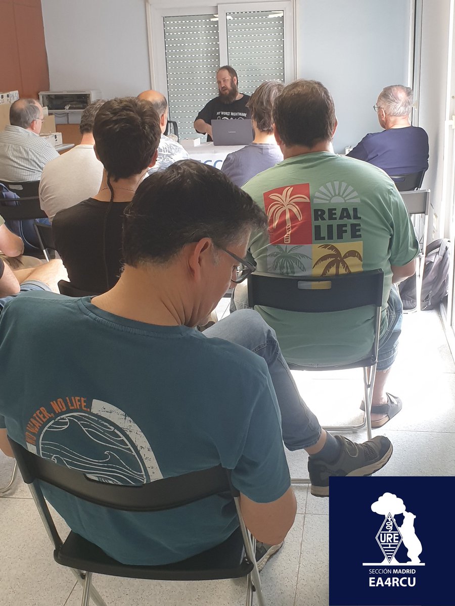 SL URE Madrid - Radio Club Madrid (@ea4rcu) on Twitter photo EA4LB
<a href="/CesarGallegoR/">Cesar Gallego</a> empezamos para todos los recién llegados y quién quiera aprender
rt🔁🔁
#radioaficionados #somosURE <a href="/ure_es/">Unión de Radioaficionados Españoles</a> #ea4rcu #radioaficionalgomasqueunhobbie EA4LB
<a href="/CesarGallegoR/">Cesar Gallego</a> empezamos para todos los recién llegados y quién quiera aprender
rt🔁🔁
#radioaficionados #somosURE <a href="/ure_es/">Unión de Radioaficionados Españoles</a> #ea4rcu #radioaficionalgomasqueunhobbie