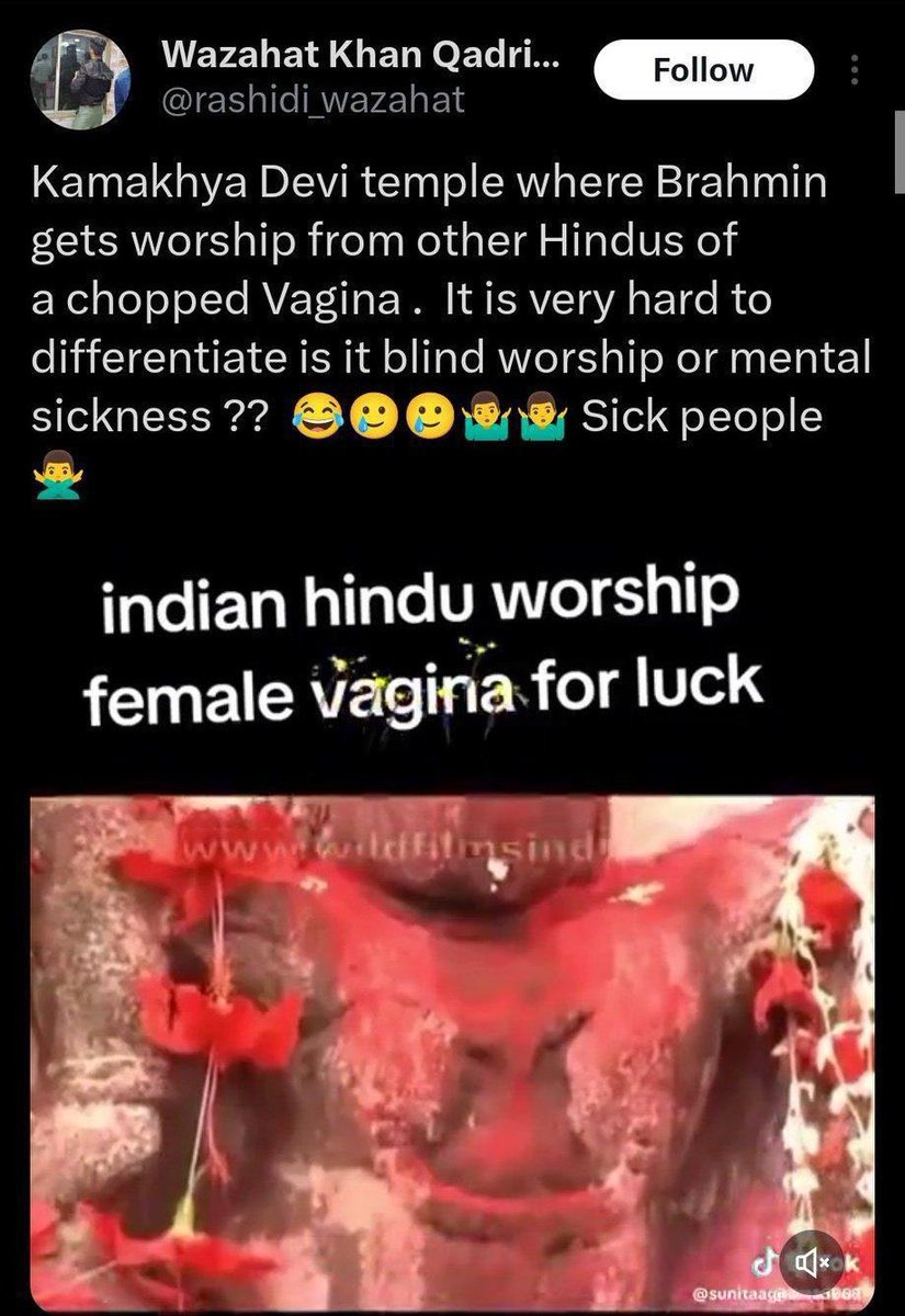 Randomsena (@randomsena) on Twitter photo Hello <a href="/himantabiswa/">Himanta Biswa Sarma</a> ji
He is the same guy who has done FIR Against Sharmishtha even though she apologised
This Wajahat Is abusing Maa Kamakhya . I have full faith in you that you will drag him from Bengal to Assam and will give proper treatment in custody
Sending you details Hello <a href="/himantabiswa/">Himanta Biswa Sarma</a> ji
He is the same guy who has done FIR Against Sharmishtha even though she apologised
This Wajahat Is abusing Maa Kamakhya . I have full faith in you that you will drag him from Bengal to Assam and will give proper treatment in custody
Sending you details