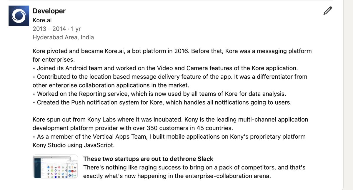 manasjsaloi's tweet image. Life is full of surprises.
I was recently researching a company on PitchBook and noticed that a company I once worked at was listed as its competitor. Curious, I looked it up and discovered that it has grown significantly in the decade since I left.
Chances are, nothing I built…
