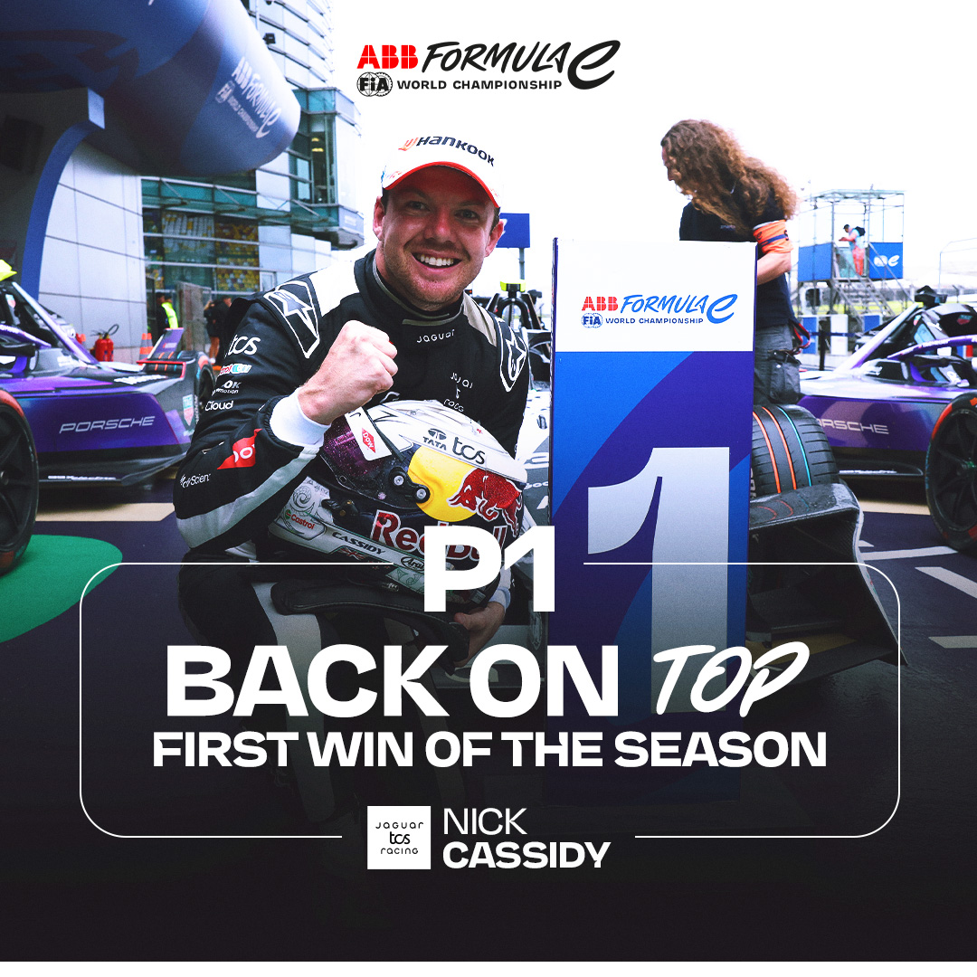 Formula E (@fiaformulae) on Twitter photo Masterclass in Shanghai ๐
<a href="/NickCassidy_/">Nick Cassidy</a> takes his first win of the season ๐
<a href="/Hankook_Sport/">Hankook Tire Motorsports Official</a> #ShanghaiEPrix Masterclass in Shanghai ๐
<a href="/NickCassidy_/">Nick Cassidy</a> takes his first win of the season ๐
<a href="/Hankook_Sport/">Hankook Tire Motorsports Official</a> #ShanghaiEPrix