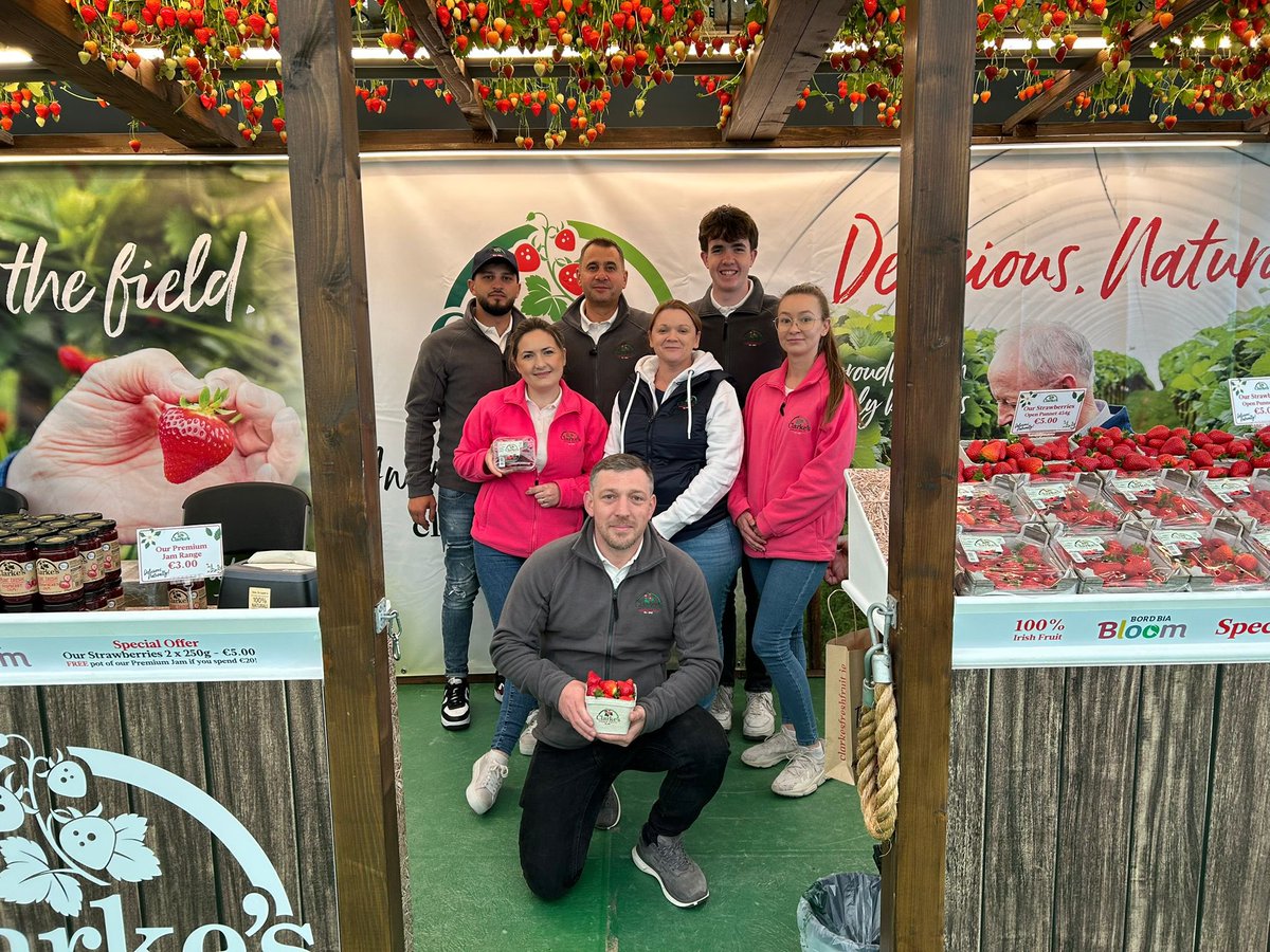Good morning from Bord Bia Bloom 🥰

#celebratestrawberryseason #tastethesummer #DeliciousNaturally