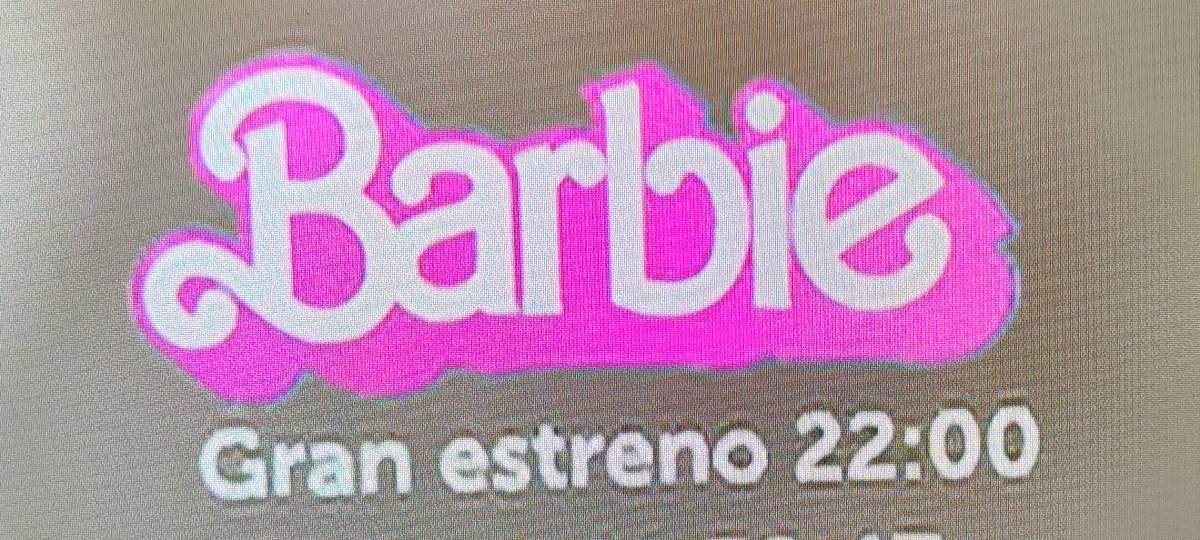 Esta noche en RTVE gran estreno de la película Barbie. Os aviso con bastante antelación para que os planifiquéis, no perdáis vuestro tiempo viendo esta basura y elijáis otra cosa.