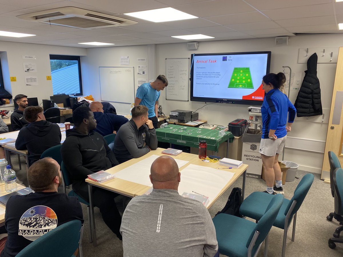 Billy Horn (@billyh1973) on Twitter photo Great two days on #UEFAC delivery with <a href="/gracemccatty/">Grace McCatty</a> and <a href="/Dixon10A/">Andrew Dixon</a> with our new cohort at Redcar.
Great work guys ⚽️⚽️⚽️
<a href="/EnglandLearning/">England Football Learning</a> Great two days on #UEFAC delivery with <a href="/gracemccatty/">Grace McCatty</a> and <a href="/Dixon10A/">Andrew Dixon</a> with our new cohort at Redcar.
Great work guys ⚽️⚽️⚽️
<a href="/EnglandLearning/">England Football Learning</a>